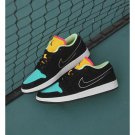 Jordan 1 Low X Travis Scott Black & Ocean Blue Swoosh