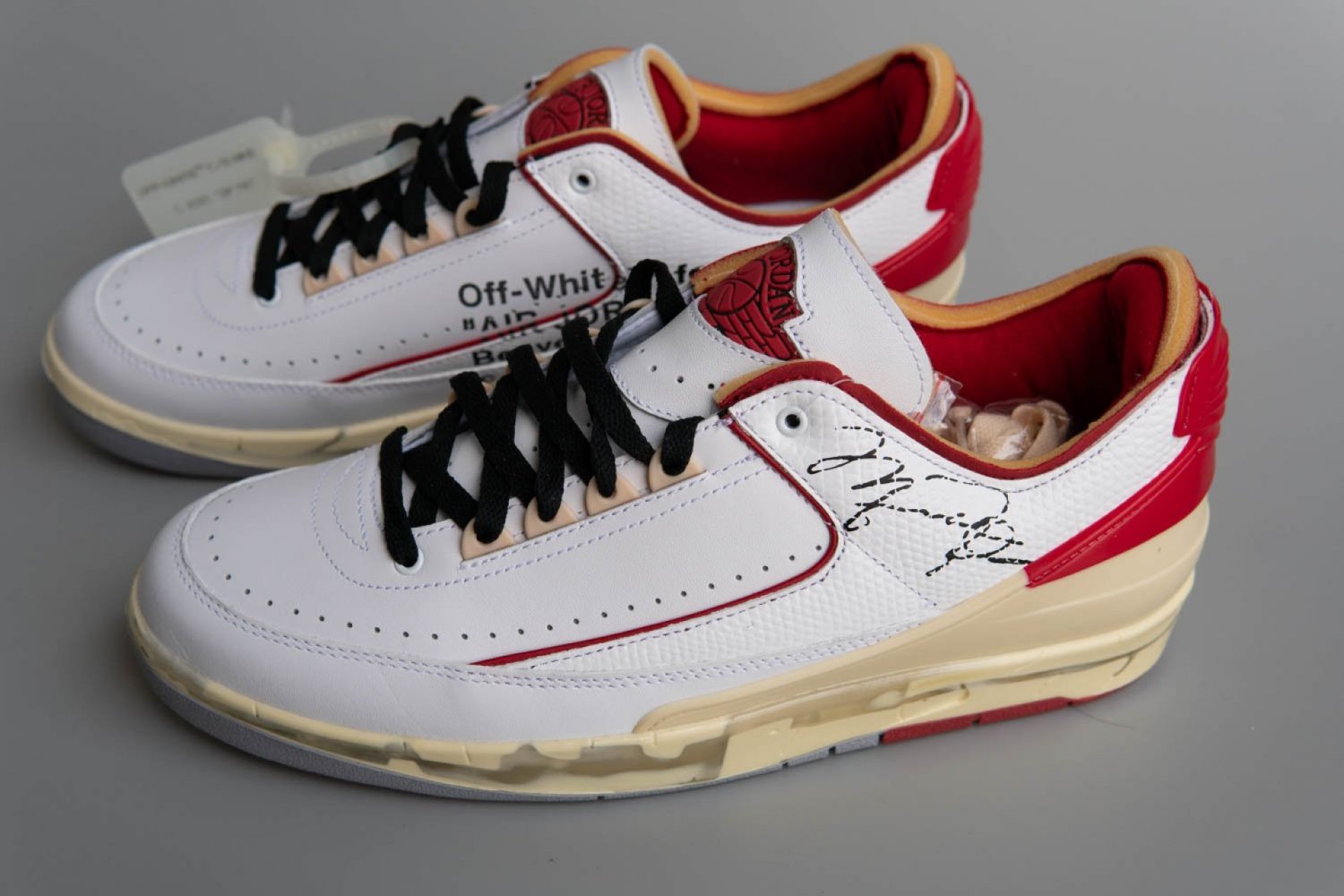 Jordan 2 Retro Low Off-White White Red