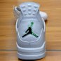 Jordan 4 retro white metallic silver pine