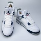 Jordan 4 White Midnight Navy