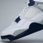 Jordan 4 White Midnight Navy