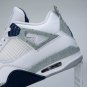 Jordan 4 White Midnight Navy