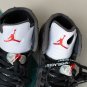 Jordan 5 Retro Off-White Black MUSLIN-FIRE Red