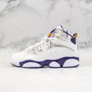 Jordan 6 Rings Hollywood White Court Purple Taxi Silver