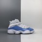 Jordan 6 Rings UNC White Valor Blue Ice