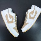 Jordan Low White Light Brown