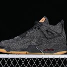 LEVI S X AIR JORDAN 4 RETRO GS BLACKBLACK-BLACK
