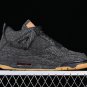 LEVI S X AIR JORDAN 4 RETRO GS BLACKBLACK-BLACK
