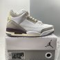 Ma Maniere X Air Jordan 3 White Medium Grey Violet Ore