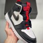 Nike Air Jordan 1 High React Black White Gym Red