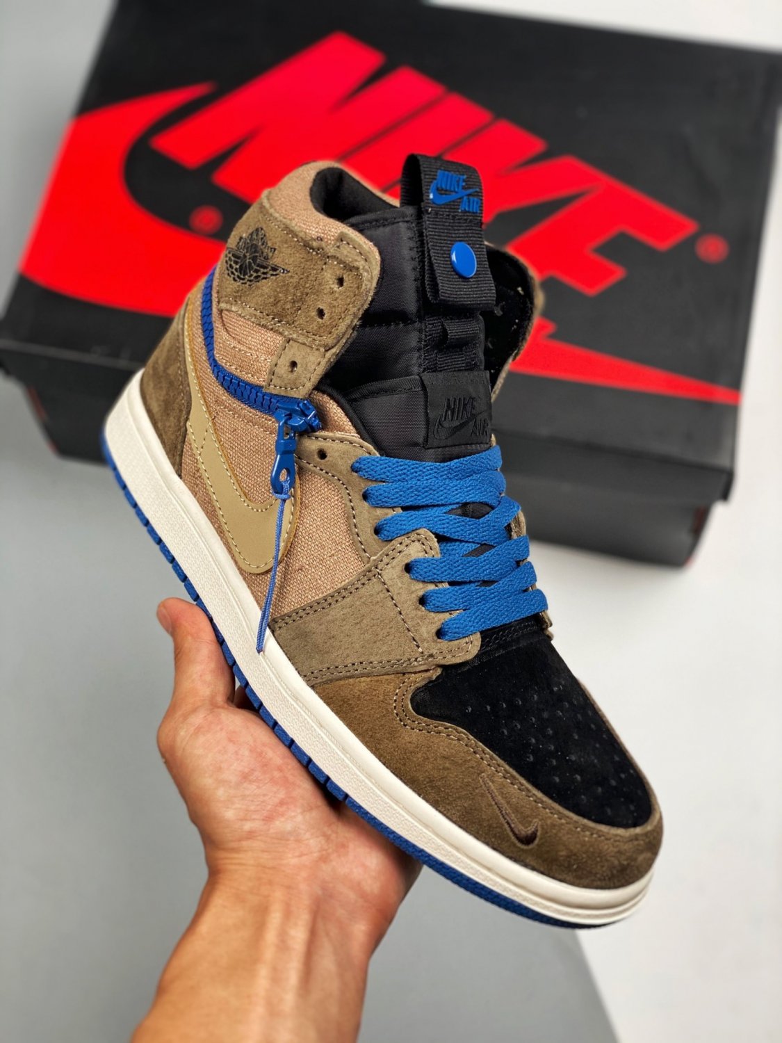 Nike Air Jordan 1 High Switch Brown Black