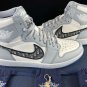 Nike Air Jordan 1 High x Dior White Grey
