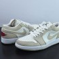 Nike Air Jordan 1 Low Features Heavy Tumbled Tan Leather