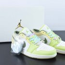 Nike Air Jordan 1 Low Sail White Oil Green