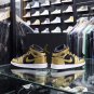 Nike Air Jordan 1 Mid 'Metallic Gold'