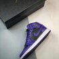 Nike Air Jordan 1 Mid Purple Black