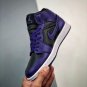 Nike Air Jordan 1 Mid Purple Black