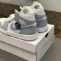 Nike Air Jordan 1 Mid Retro &acirc;��Wolf Grey Aluminum&acirc;��