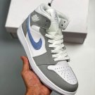 Nike Air Jordan 1 Mid Wolf Grey Aluminum