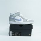Nike Air Jordan 1 Mid Wolf Grey White