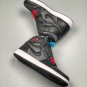 Nike Air Jordan 1 Retro High Black Satin Gym Red