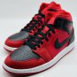 Nike Air Jordan 1 Retro Mid Reverse Bred Gym Red 554724-660