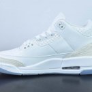 Nike Air Jordan 3 Retro Pure White Sneakers 136064-111