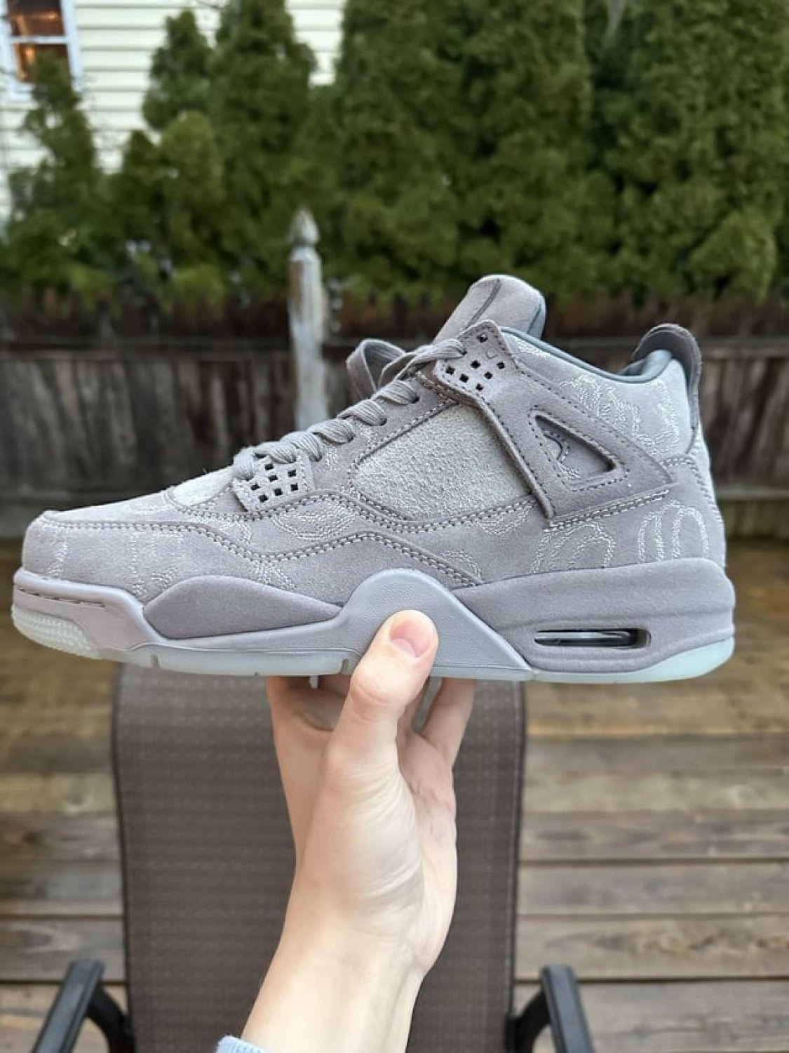 Nike Air Jordan 4 Kaws Grey