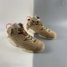 Nike Air Jordan 6 Retro Travis Scott British Khaki Sneakersking