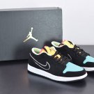 Nike Jordan 1 Low X Travis Scott Black And Ocean Blue Swoosh
