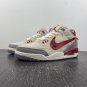 Off White X Air Jordan 3 Brown Grey Red