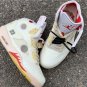 OW X Air Jordan 5 Sail