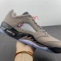 PSG X Air Jordan 5 Low Pumice Game Royal Black Plum Eclipse