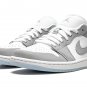 WMNS AIR JORDAN 1 LOW White  Wolf Grey