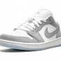 WMNS AIR JORDAN 1 LOW White  Wolf Grey