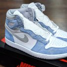 Air Jordan 1 High Retro ' Hyper Royal  Light Smoke Grey '
