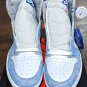 Air Jordan 1 High Retro ' Hyper Royal  Light Smoke Grey '