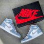 Air Jordan 1 High Retro ' Hyper Royal  Light Smoke Grey '