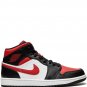 Air Jordan 1 Mid Bred Toe sneakers
