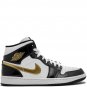 Air Jordan 1 Mid SE BlackGold Patent Leather sneakers