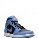 Air Jordan 1 Mid University BlueBlack sneakers