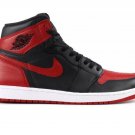Air Jordan 1 Retro High OG Shoe Bred Black Red 555088-001