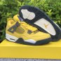 Air Jordan 4 &acirc;��Lightning 2021&acirc;�� Tour YellowDark Blue-Grey-White