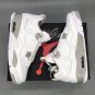 Air Jordan 4 &acirc;��White Oreo&acirc;�� WhiteTech Grey-Black-Fire Red