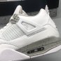 Air Jordan 4 &acirc;��White Oreo&acirc;�� WhiteTech Grey-Black-Fire Red