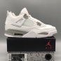 Air Jordan 4 &acirc;��White Oreo&acirc;�� WhiteTech Grey-Black-Fire Red