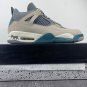 Air Jordan 4 Beige Dark Grey Blue White