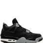 Air Jordan 4 Black Canvas sneakers