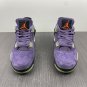 Air Jordan 4 Canyon PurpleAnthracite-Alligator-Saftey Orange