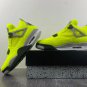 Air Jordan 4 Tennis Ball Custom Atomic GreenBlack